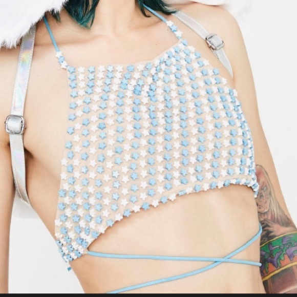Dolls Kill Tops - Nwot dolls kill wrap top
